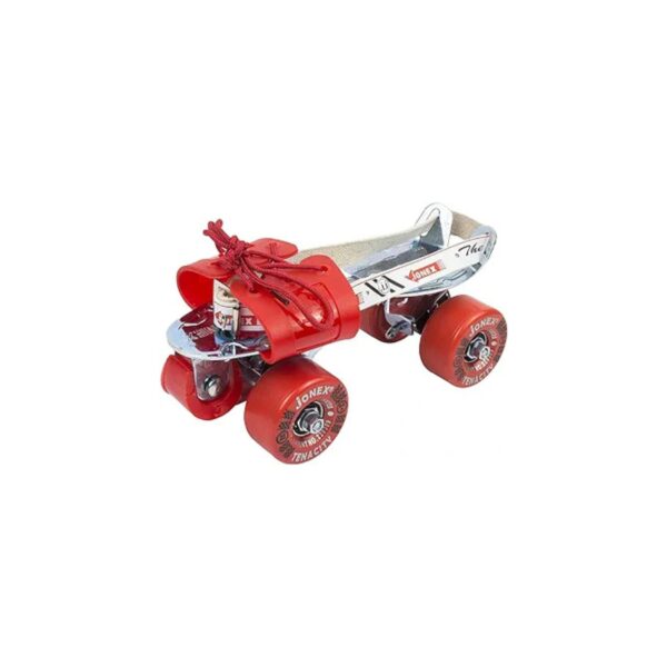 Jonex Baby Deluxe Red (HSN-95067000) Adjustable Quad Roller Skates Kids Suitable for Age Group 3 -7 Years Old (MYC), Size Free