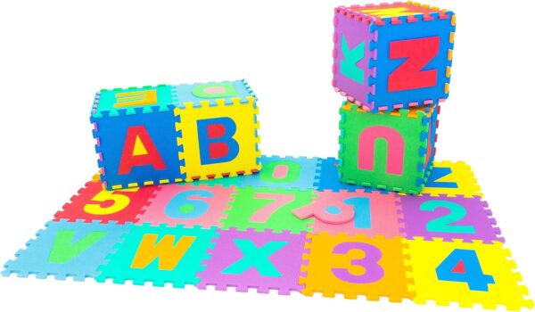 36 Pieces Alphabet & Number Floor Mats for Kids - Image 4
