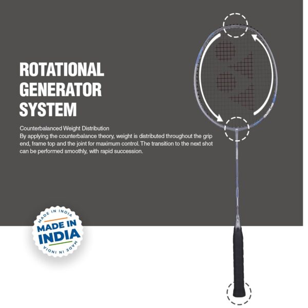 Yonex Astrox Attack 9 Badminton Racket (Black) (Pack of: 1, 80 g) Advance level